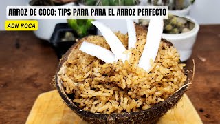 RECETA DE ARROZ DE COCO  ARROZ DE COCO PASO A PASO  ARROZ DE COCO FÁCIL [upl. by Aicercul]