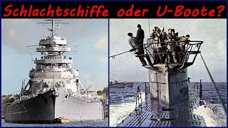 Die Großadmiräle der Kriegsmarine  Schlachtschiffe oder UBoote Raeder vs Dönitz [upl. by Imuyam]