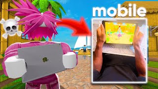 I Played MM2 on MOBILE for 24 HOURS [upl. by Odradlig]