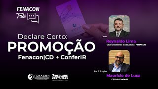 Promoção Declare Certo 15 OFF FENACONCD  15 OFF ConferIR [upl. by Pennington]