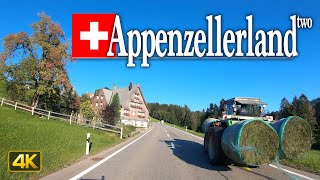 Appenzellerland Switzerland 🇨🇭 Driving from Appenzell to Rorschach on Lake Constance [upl. by Ibbed]