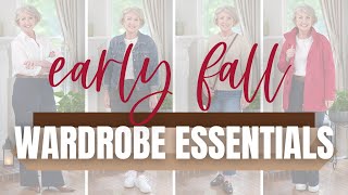 Early Fall Wardrobe Essentials for Stylish Women Over 50 [upl. by Xonnel]