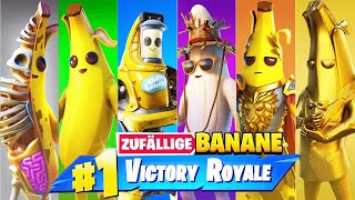 Die ZUFÄLLIGE BANANEN BOSS SKIN Challenge in Fortnite 4 Nach 1000 TAGEN [upl. by Dnaltiak]