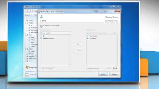 How to switch a device between automatic and manual sync Windows® Media Player [upl. by Atteiluj470]