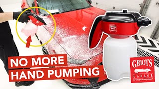 Review Griots Garage Cordless Foamer amp Sprayer  Foaming and Spraying for Auto Detailing [upl. by Ynatirb]