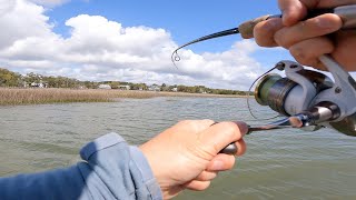 How to Catch Speckled Trout Using DOA Shrimp and Popping Cork  Surprise BIG Overslot Redfish [upl. by Ramberg506]