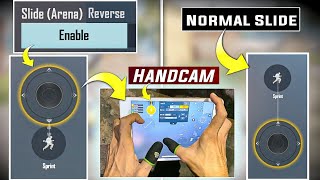 sprint Joystick New Reverse Slide Trick HANDCAM  😱🔥 BGMIPUBG [upl. by Riem576]