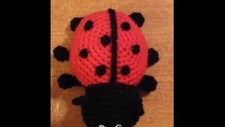 Coccinella alluncinetto amigurumi tutorial crochet [upl. by Akenat]