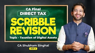 Ch 12 Taxation of Digital Transaction CA CMA Final Direct Tax Scribble Revision Nov24  CA Shubham [upl. by Puritan]