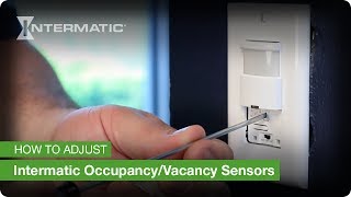 How to Adjust Intermatic OccupancyVacancy Sensors [upl. by Arotal705]