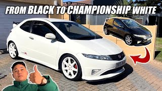 K20 CIVIC TYPE R TRANSFORMATION IN 15 MINUTES [upl. by Acisey121]