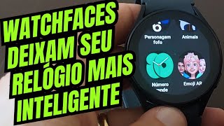 APRENDA CONFIGURAR WATCHFACES nos relógios da SAMSUNG samsung watchfaces tutorial [upl. by Asilec]