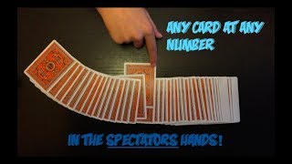 Amazing quotAny Card At Any Numberquot Card Trick Performance And Tutorial [upl. by Ahsead]