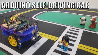 Build a SelfDriving Arduino Car  Science Project [upl. by Cynde634]