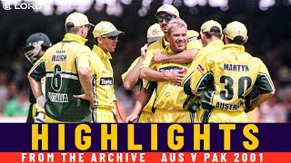 Warne Gilchrist amp Ponting Star Against Pakistan in Natwest Final  Classic ODI  Aus v Pak 2001 [upl. by Pitts]