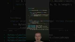 Loading Base64 Encoded Classes with Custom ClassLoader java shorts coding airhacks [upl. by Eelyac]