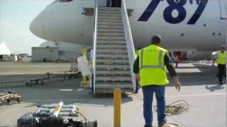 Exclusive look inside a Boeing 787 inspection [upl. by Yrakcaz658]