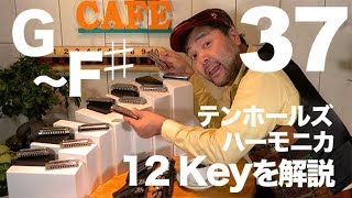 37 ハーモニカ の Key について解説します♫／ハーモニカ バラエティー HAMONICAFEハモニカフェ [upl. by Notslar]