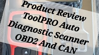 Cheap Car Code Scanner The ToolPRO Auto Diagnostic Scanner OBD2 and CAN cars autorepair [upl. by Bessie815]