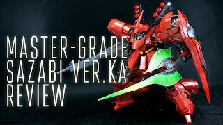 1284  MG Sazabi VerKa OOB Review [upl. by Innavoig]