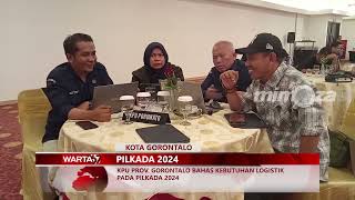 KPU PROV GORONTALO BAHAS KEBUTUHAN LOGISTIK PILKADA 2024 [upl. by Alisha]