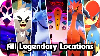 Pokémon Sword amp Shield  All Legendary Pokémon Locations DLC Included [upl. by Sedgewake]