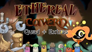 My Singing Monsters Arcane Horizons  Ethereal Caverns  Quad  Extras [upl. by Aisac489]