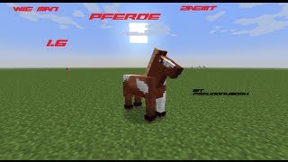 Minecraft Tutorial  In der 16 PferdeEsel zähmen GermanHD [upl. by Anoet272]