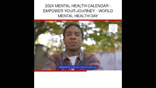 2024 Mental Health Calendar  Empower Your Journey  World Mental Health Day [upl. by Anrev]