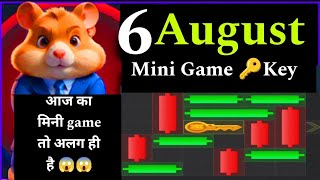 Hamster Kombat Mini Game 6 August  Mini Game HamsterKombat I How To Complete Mini Game Today [upl. by Aikemit]