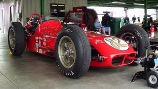 Vintage Indy Sprint Car Roadster V8 Gateway Motorsports Park [upl. by Nodnyl367]