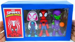 SpiderMan Toy Collection Unboxing  Spidey and His Amazing Friends Review [upl. by Rozella]