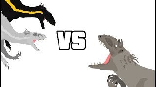 DBP Episode 21 Indominus Rex Vs 2x Indoraptors Mini Collab With Allosaurus16 And Gummer [upl. by Tersina]