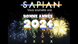 Sapian vous souhaite une très bonne année 2024 [upl. by Utir]