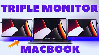 Laptop Triple Monitor  LIMINK LK14 Review [upl. by Aeslehc682]