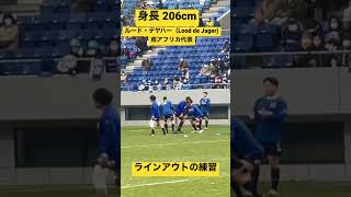 身長 206cm ルード・デヤハー（Lood de Jager南アフリカ代表 第4節 埼玉WK vs トヨタＶ [upl. by Necila]