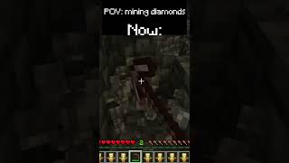 Mining diamond minecraft [upl. by Llenaj]