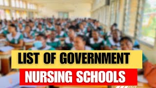 GOVERNMENTPUBLIC ACCREDITED NURSES AND MIDWIFERY TRAINING SCHOOLS IN GHANA nursingform [upl. by Noletta4]