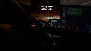 Civic 182hp Top Speed test [upl. by Mariele356]