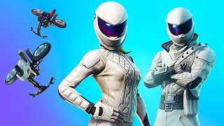 NEW EPIC WHITEOUT amp OVERTAKER SKINS Pro Fortnite Player  1350 Wins Fortnite Battle Royale [upl. by Kcirret]