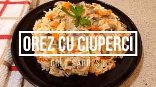 Orez cu Ciuperci si Legume  Pilaf de Orez cu Ciuperci  Reteta de Post [upl. by Onaicilef]