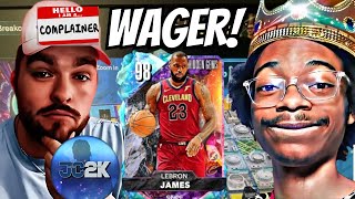 JC2K VS CARLO221 WAGER IN NBA2K25 MyTeam BEST OF THREE [upl. by Hanahsuar]