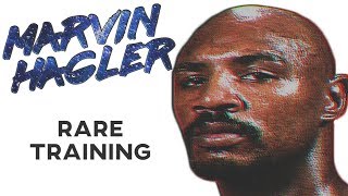 Marvin Hagler RARE Training In Prime [upl. by Honeywell]