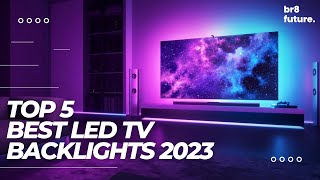 Best LED TV Backlights 2023  TV Ambiance Lighting TV LED Strip Lights RGBIC [upl. by Moshell888]