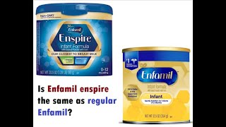 Is Enfamil enspire the same as regular Enfamil [upl. by Korns]