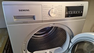 siemens condenser tumble clothes dryer  clothes dryer machine  dryer  siemens dryer  shorts [upl. by Glassco391]