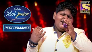 Vaishnavs Rockstar Performance Impresses Everyone  Indian Idol Junior 2 [upl. by Ais688]