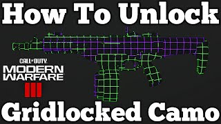 How To Unlock New Gridlocked Camo Get Higher Challenge Rewards [upl. by Llibyc]