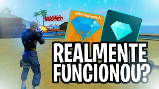 Baixei os Apps Proibido de Ganhar Diamante no Free Fire 💎😯 [upl. by Yemarej]