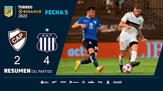 TorneoBinance 2023  Fecha 5  resumen de Platense  Talleres [upl. by Tolmach]